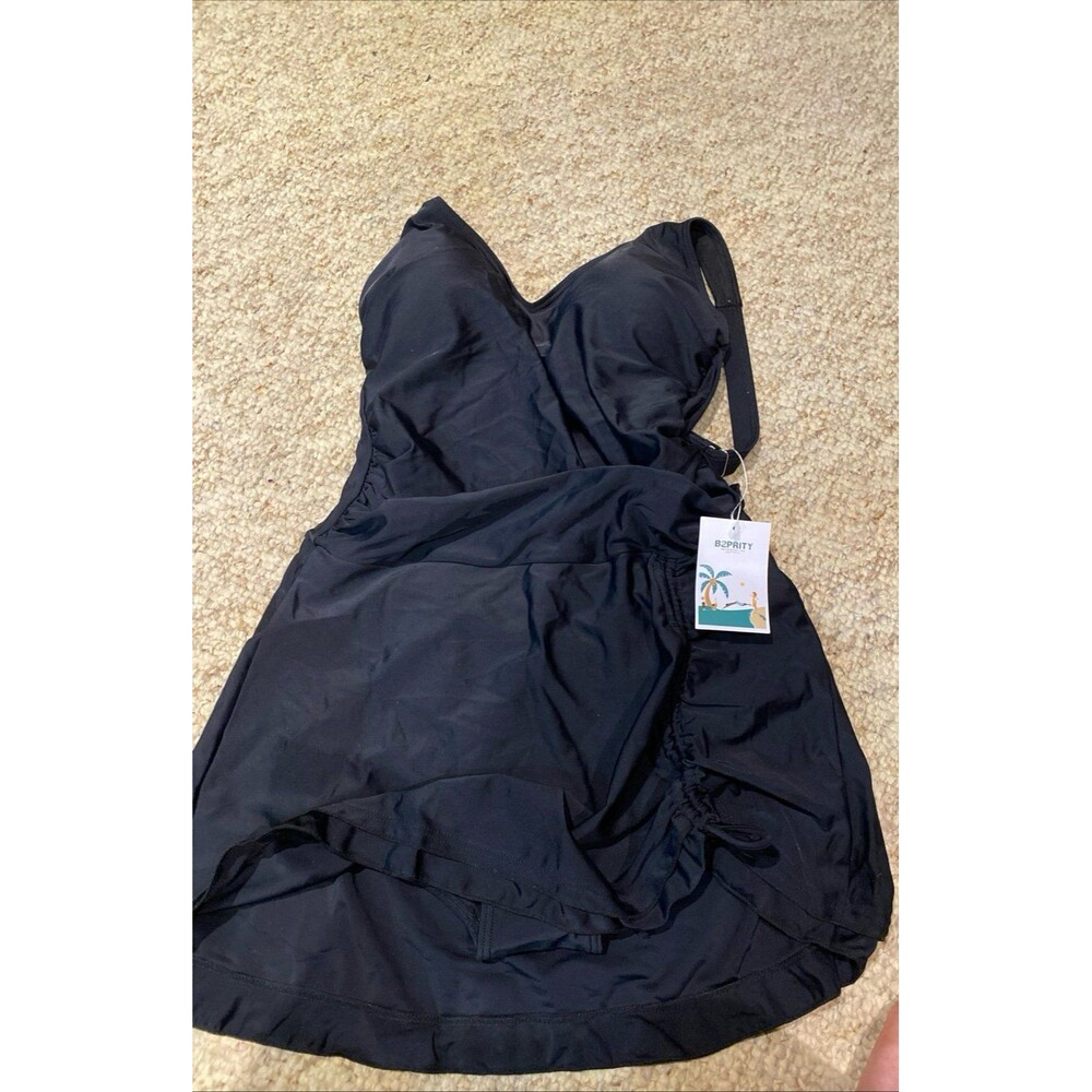 NWT B2PRITY One Piece Swimdress Swimsuit for Women Tummy Control Wrap Size M - Picture 12 of 12